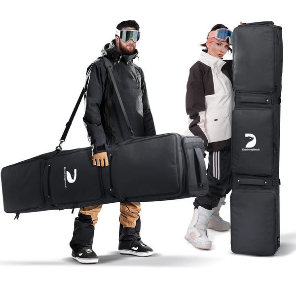Ski & Snowboard Bag with Wheels for Winter Sports