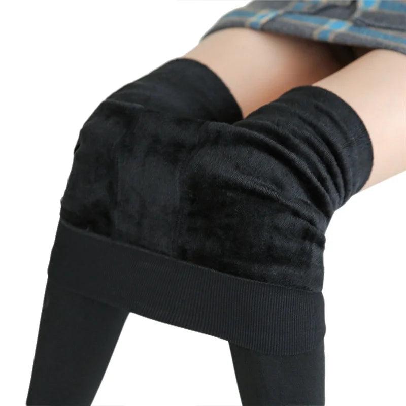 Winter Leggings For Women Fleece Lined Stretch Leggings