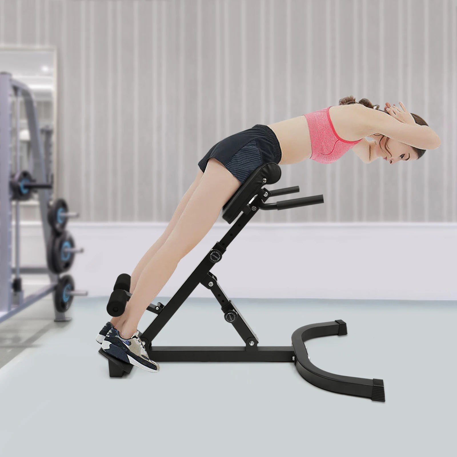 Adjustable Sit-Up Bench & Roman Chair for Full Body Workout