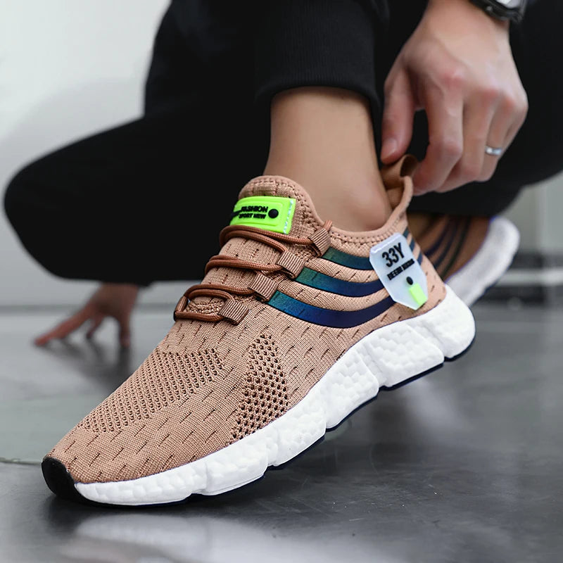 Men's Luxury Brand Breathable Running Sneakers