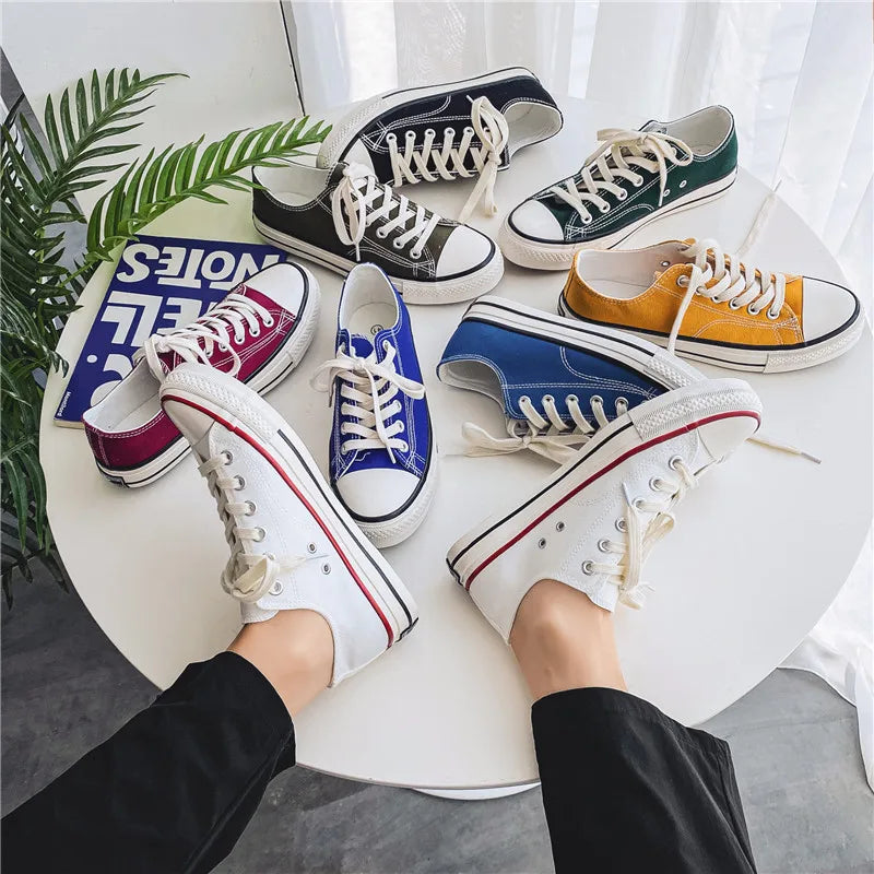 Unisex 1970's Retro Canvas Shoes