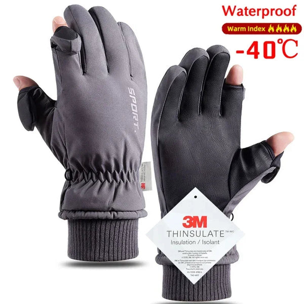 Winter Touchscreen Gloves for Men & Women - Waterproof & Windproof