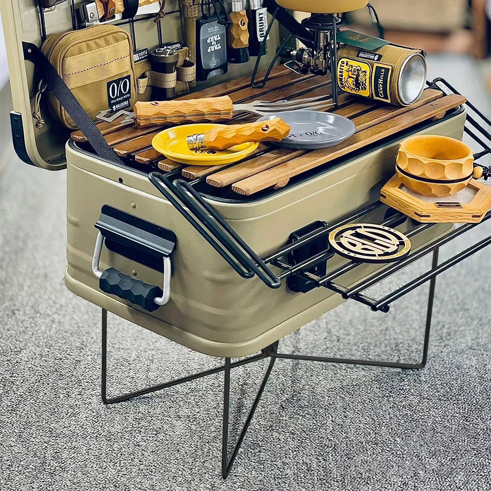 Camping Folding Cooler Box Stand