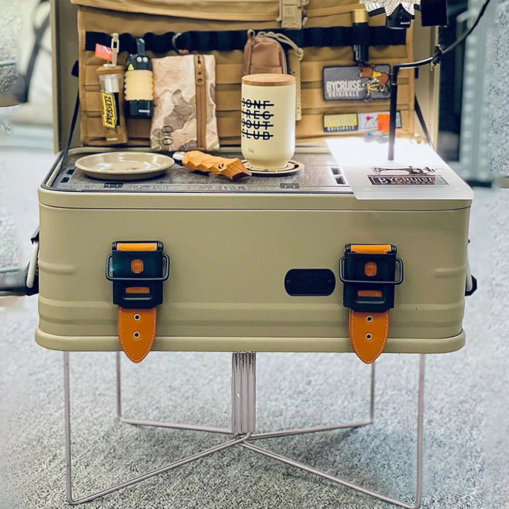 Camping Folding Cooler Box Stand