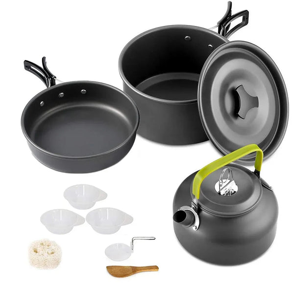 Camping Cookware Set for 2-3 People